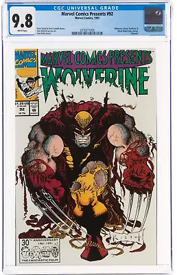 Buy Marvel Comics Presents 92 Cgc 9.8 1991 Flipbook - Sam Keith Covers - Wolverine • 175.16£