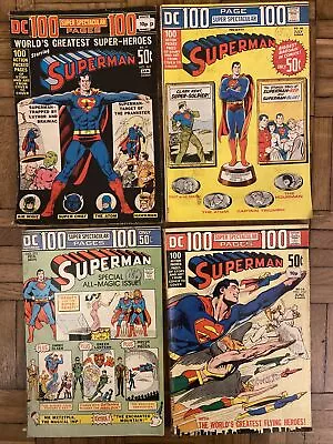 Buy 4 X SUPERMAN 100 PAGE GIANTS # 18, 245, 252, 272 G+ Condition. • 37.99£