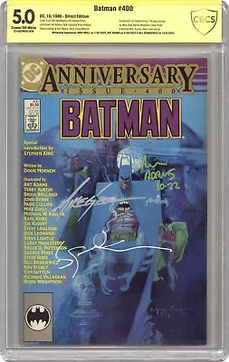 Buy Batman #400 CBCS 5.0 SS Grell/Adams/Sienkiewicz 1986 23-0AFB6AC-038 • 172.92£