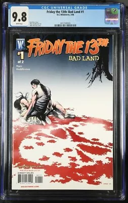 Buy Friday The 13th: Bad Land #1 CGC 9.8 NM/M Rare Low Print WP DC/Wildstorm 2008 • 95.71£