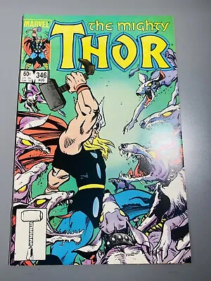 Buy The Mighty Thor #346 NM (Marvel 1984)  Flat, Glossy And Sharp 1st Print • 6.35£