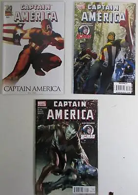 Buy 2009 Captain America Lot Of 3 #601,602,604 Marvel 5th Series 1st Print Comics • 2.37£