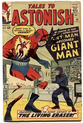 Buy TALES TO ASTONISH #49-1963-MARVEL-ANT-MAN Becomes GIANT MAN! • 298.17£