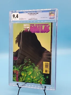 Buy Cgc 9.4 Incredible Hulk #466 Marvel Comics 7/98 Graded • 72.28£