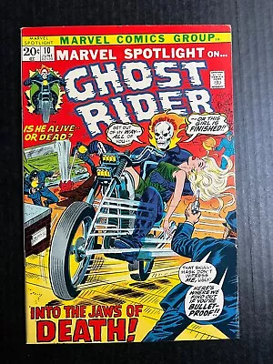 Buy MARVEL SPOTLIGHT On... GHOST RIDER #10 June 1973 KEY ISSUE 1st App Witch Woman • 63.33£