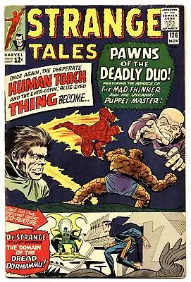 Buy STRANGE TALES #126 VG, 1st Clea And Dormammu, Marvel Comics 1964 • 158.12£