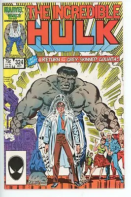 Buy INCREDIBLE HULK #324 | Marvel | October 1986 | Vol 1 | 2nd Appearance Grey Hulk • 22.72£