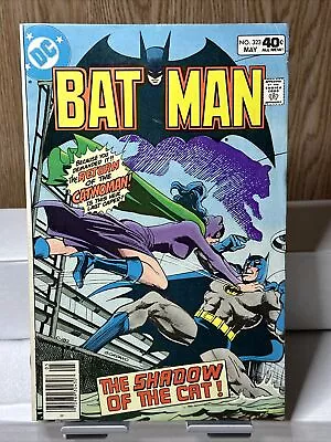 Buy (A) Batman #323 Catwoman The Shadow Of The Cat! DC Comics 1980 Bronze Age • 11.98£