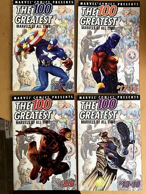 Buy The 100 Greatest Marvels Of All Time Giant Size : #s 1,2,3,4 & 5 Of 2001 Series • 21.99£