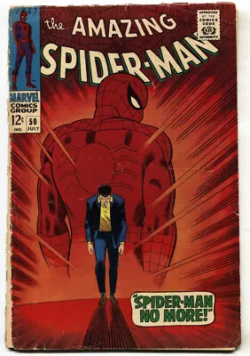 Buy Amazing Spider-Man #50--1st Kingpin--comic Book-Marvel--FR • 347.87£