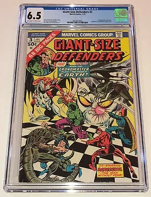 Buy GIANT-SIZE DEFENDERS #3 ~ 1st Appearance KORVAC 1975 Marvel Comics ~ CGC 6.5 • 62.53£
