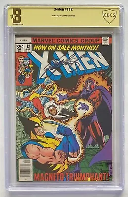 Buy X-men #112 Aug 1978 Signed By Chris Claremont Cbcs X Beckett Auto • 121.10£