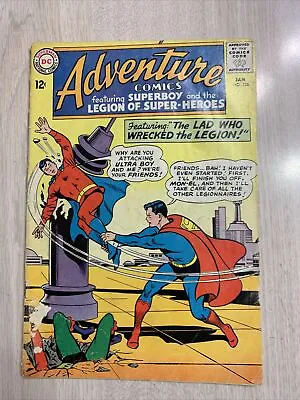 Buy Adventure Comics 328 Fa/gd 1965 Legion Of Superheroes Lad Who Wrecked The Legion • 5.60£