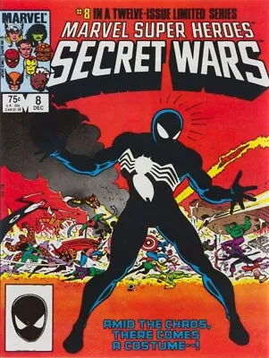 Buy Marvel Super Heroes Secret Wars #8 NEW METAL SIGN: First App. Black ASM Costume • 15.84£