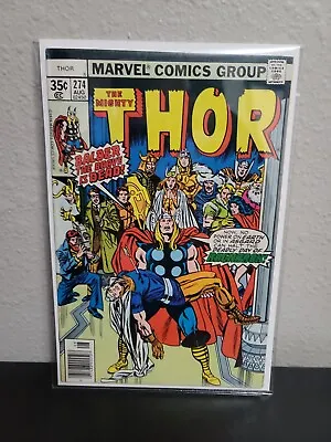 Buy The Mighty Thor #274 1978 Death Of Balder Marvel Comic Books Newsstand 274 🔑  • 4.82£