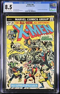 Buy X-Men #96 VF+ 8.5 1975 CGC Beautiful Book! • 152.12£