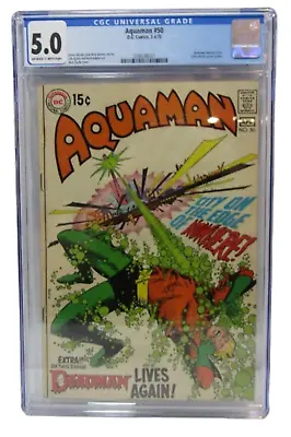 Buy DC Comics Aquaman #50 CGC 5.0 (1970) • 55.60£