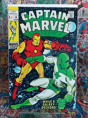 Buy Captain Marvel #14 FN+ Iron Man • 22.95£