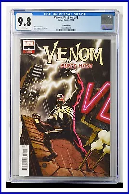 Buy Venom First Host #3 CGC Graded 9.8 Marvel 2018 Variant Edition Comic Book. • 158.89£