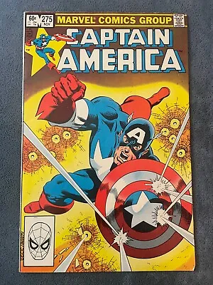 Buy Captain America #275 1982 Marvel Comics 1st Baron Zemo Key Issue Cover VF- • 15.88£