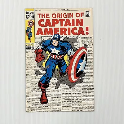Buy Captain America #109 Origin Of Captain America Second Print 2002 VF/NM • 36£