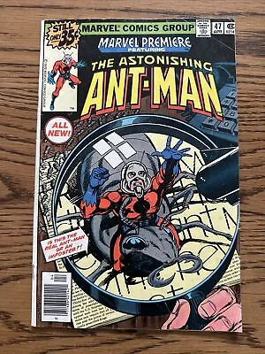 Buy Marvel Premiere #47 (Marvel 1979) 1st Appearance Scott Lang Ant-Man! Cassie FN- • 59.28£