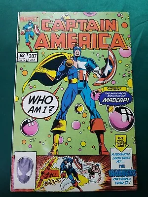 Buy Captain America #307 - 1st App. Madcap - Deadpool 3 Rumors! Marvel Comics FN+ • 23.94£
