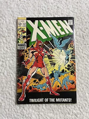 Buy Uncanny X-Men #52 Marvel Comics 1969 First App Erik The Red Silver Age • 26.63£
