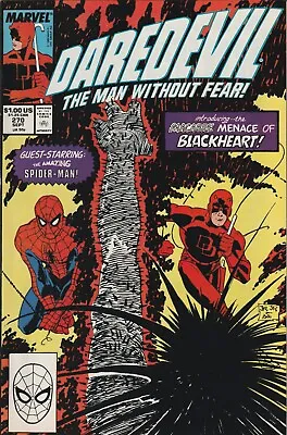 Buy Daredevil 270, VF+ 8.5, Spider-Man, 1st Blackheart (Son Of Mephisto) • 15.99£
