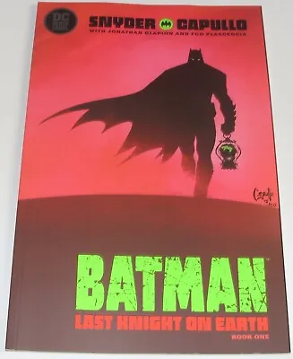 Buy BATMAN: LAST KNIGHT ON EARTH No 1 DC BLACK LABEL Greg Capullo Scott Snyder 2019 • 4.99£