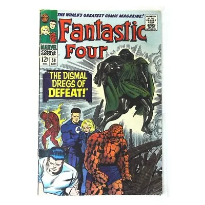 Buy Fantastic Four (1961 Series) #58 In Fine Minus Condition. Marvel Comics [a~ • 48.57£