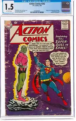 Buy Action Comics 242 CGC 1.5 • 846.35£