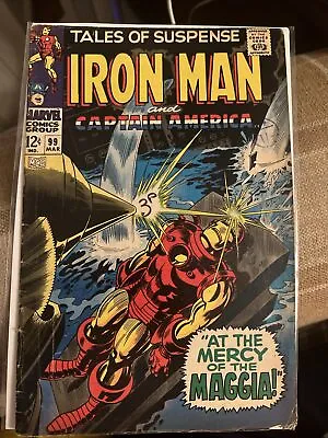 Buy Tales Of Suspense 99 Final Issue! Iron Man! Captain America! Kirby! Key! • 30£