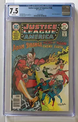 Buy Justice League Of America #138 1977 D.C. Comics CGC 7.5 Adam Strange • 38.79£