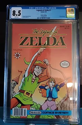 Buy Legend Of Zelda #1 - Valiant 1991 CGC 8.5 White Pages 2nd Print  • 191.88£