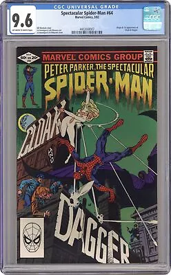 Buy Spectacular Spider-Man Peter Parker #64D CGC 9.6 1982 4402008007 • 171.28£