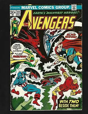 Buy Avengers #111 FN- Romita Heck Magneto X-Men Daredevil Black Widow Black Panther • 11.06£