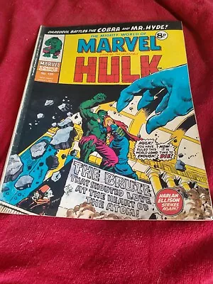 Buy The Mighty World Of Marvel Starring The Incredible Hulk #126 1975 • 6£