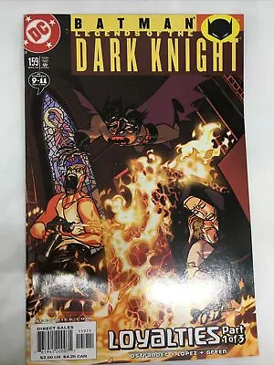 Buy Batman Legends Of The Dark Knight #159 First Print Dc Comics (2002) Loyalties • 10.61£