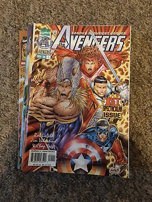Buy The Avengers Marvel Comics  Vol 2 1-13 Full Set Series Rob Liefeld 1996/97 • 25£