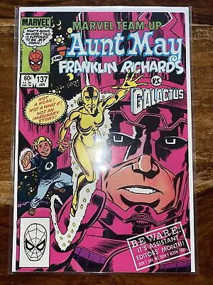 Buy Marvel Team-Up 137. 1984. 1st App Of Aunt May (Golden Oldie). Key Issue. VFN- • 1.99£