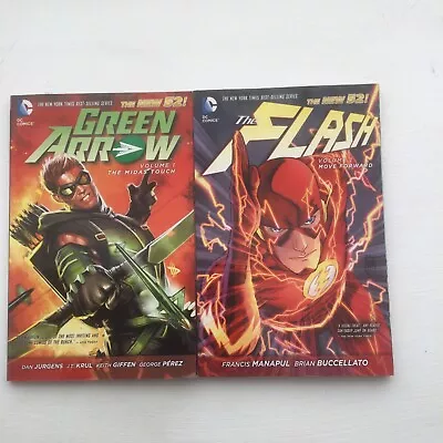 Buy Green Arrow Vol 1 The Midas Touch The Flash Vol 21 The New 52 Graphic Novel • 6.99£