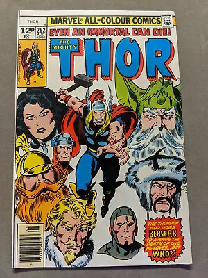 Buy Thor #262, Marvel Comics, 1977, FREE UK POSTAGE • 6.99£