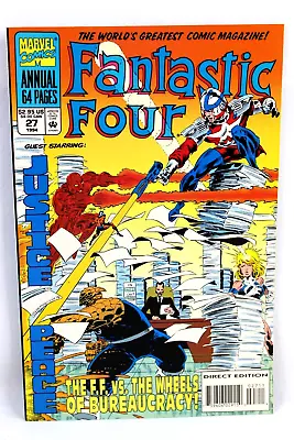Buy Fantastic Four Annual #27 TVA 1st Time Variance Authority 1994 Marvel Comic F/F+ • 15.08£