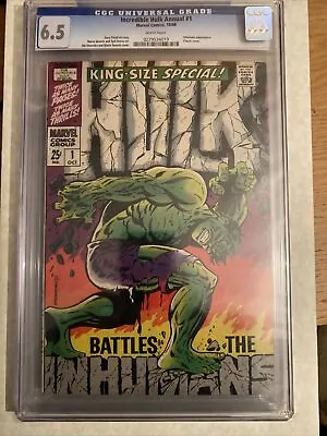 Buy Incredible Hulk Annual 1 Cgc 6.5 White Pager • 325£