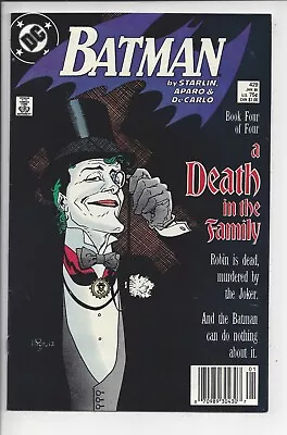 Buy Batman #429 - VF (8.0) 1989 - Final Chapter Of  Death In The Family  Newsstand • 16.09£