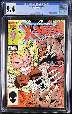 Buy Uncanny X-Men #213 CGC 9.4 • 59.96£