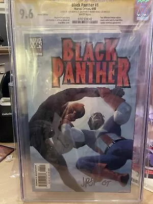 Buy Cgc Limited Edition Black Panther #1 9.6 Signed By John Romita Jr  • 250£