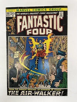 Buy Fantastic Four #120 Marvel Comics 1972 1st Air-Walker Herald Of Galactus MCU • 11.14£