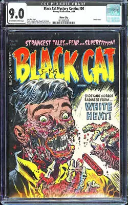 Buy Black Cat Mystery Comics 50 Cgc 9.0 River City Pedigree • 50,429.03£